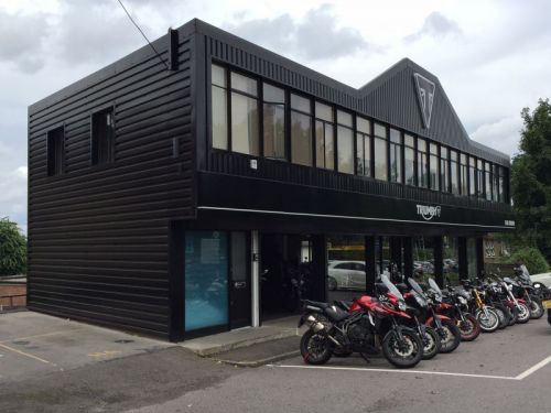 Click Here To Enlarge This Photo Of Carl Rosner Triumph Motorcycles