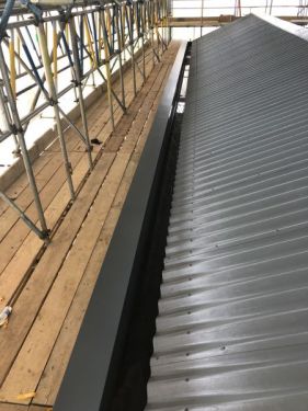 Click Here To Enlarge This Photo Of Strip & Re-Sheet - Kingspan Roofing System
