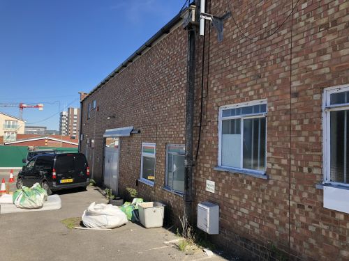 Click Here To Enlarge This Photo Of Overclad existing masonry with Kingspan KS1000MR 45mm core Microrib Composite Cladding System