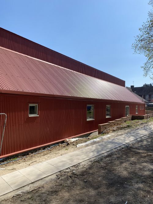 Click Here To Enlarge This Photo Of 3inch Profile Plastisol Coated colour Terracotta corrugated steel Roofing and Cladding sheets