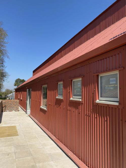 Click Here To Enlarge This Photo Of 3inch Profile Plastisol Coated colour Terracotta corrugated steel Roofing and Cladding sheets