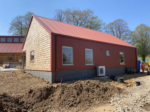 Click Here To Enlarge This Photo Of 3inch Profile Plastisol Coated colour Terracotta corrugated steel Roofing and Cladding sheets