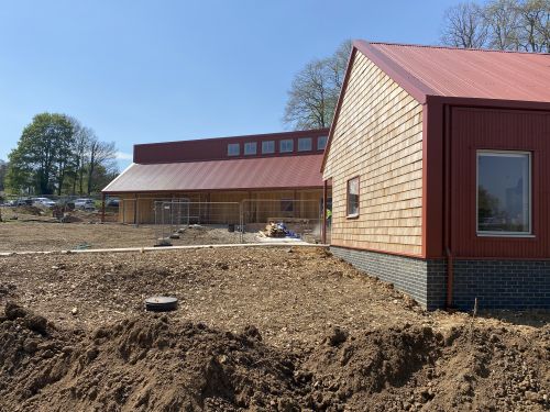 Click Here To Enlarge This Photo Of 3inch Profile Plastisol Coated colour Terracotta corrugated steel Roofing and Cladding sheets