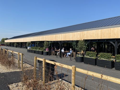 Click Here To Enlarge This Photo Of Betteshanger Country Park - Untreated Siberian Larch Kiln Dried Vertical Cladding & Kingspan KS1000 MicroRib AWP Horizontal Wall Cladding