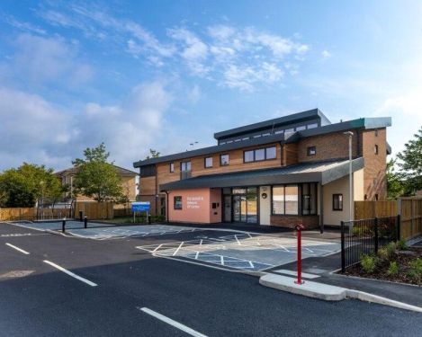 Click Here To Enlarge This Photo Of South Sutton Healthcare - Ash & Lacy Ash Zip Aluminium Acoustic Built up Roofing System