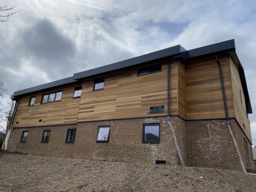 Click Here To Enlarge This Photo Of South Sutton Healthcare - Ash & Lacy Ash Zip Aluminium Acoustic Built up Roofing System
