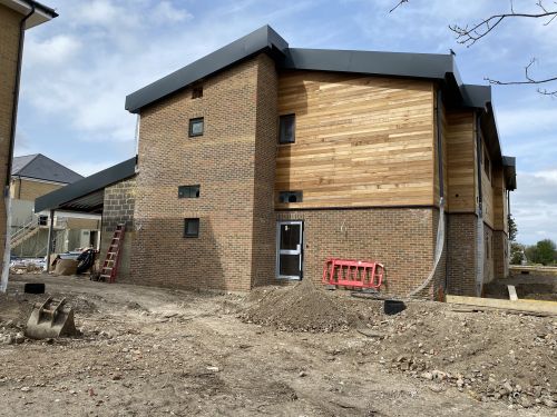 Click Here To Enlarge This Photo Of South Sutton Healthcare - Ash & Lacy Ash Zip Aluminium Acoustic Built up Roofing System