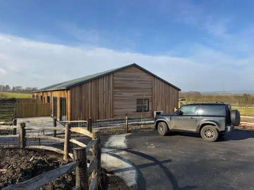 Click Here To Enlarge This Photo Of Kingspan Quadcore KS1000 RW Composite Roofing System in Merlin Grey